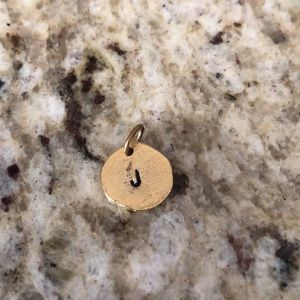 Jewel Kade Small Gold Initial J Charm